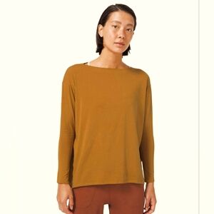 Lululemon Back in Action Long Sleeve Shirt Spiced Bronze